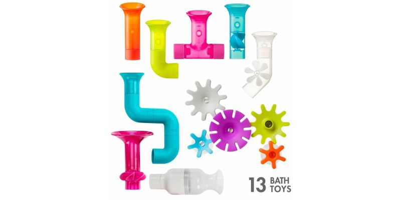 Boon PIPES + TUBES + COGS Bath Toy Bundle