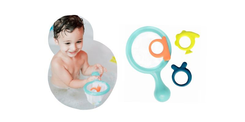 Boon WATER BUGS Floating Bath Toys with Net