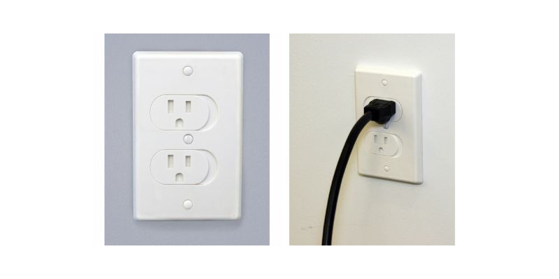 Qdos Universal Self-Closing Outlet Cover